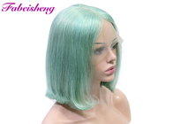 Short Length Bob Front Lace Wig Virgin Human Hair 1b Customized Color